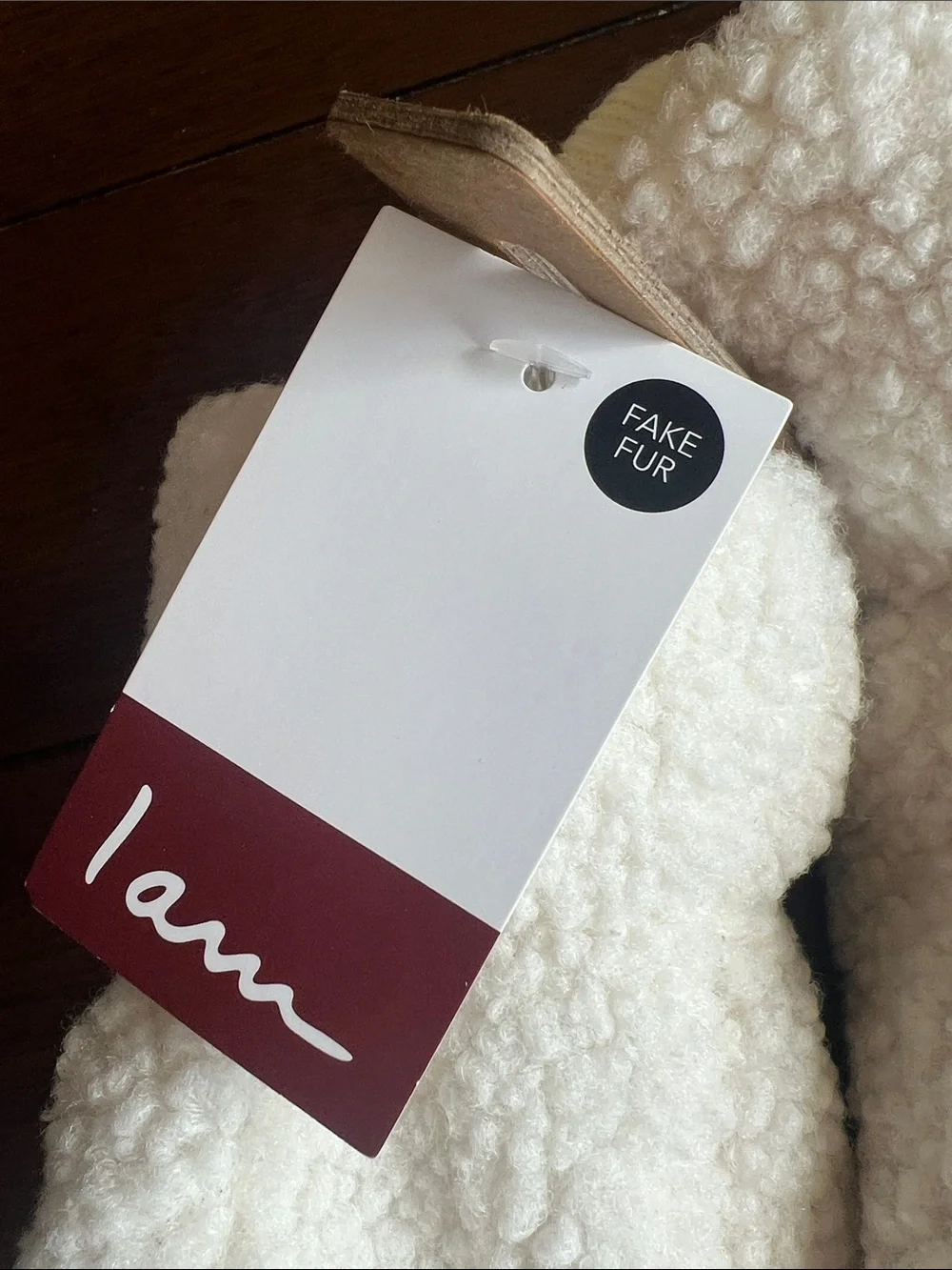 Plush Cream Bear Mittens for Kids - Soft Winter Handwear